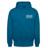 Full Vibes Only Unisex Hoodie – Lagos Streetwear Energy & Global Style - deep sea blue