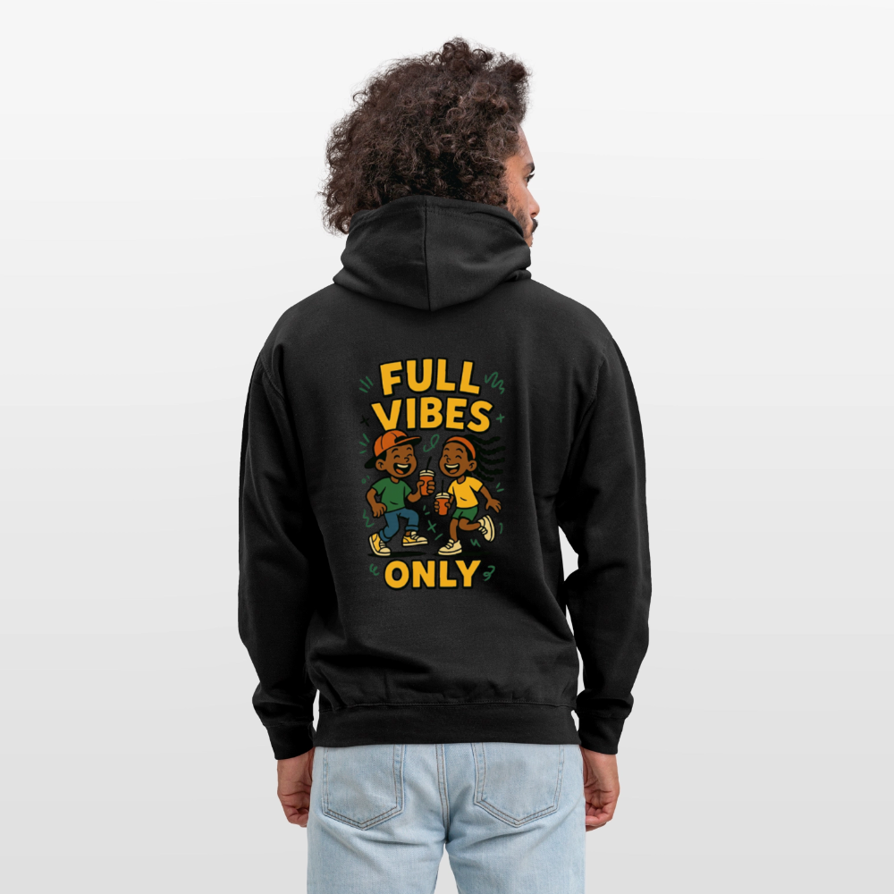 Full Vibes Only Unisex Hoodie – Lagos Streetwear Energy & Global Style - black
