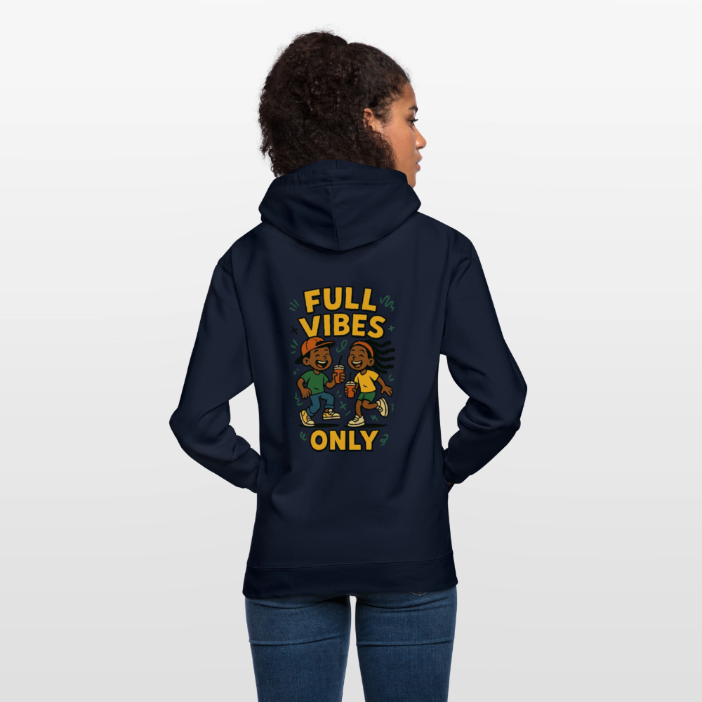 Full Vibes Only Unisex Hoodie – Lagos Streetwear Energy & Global Style - navy