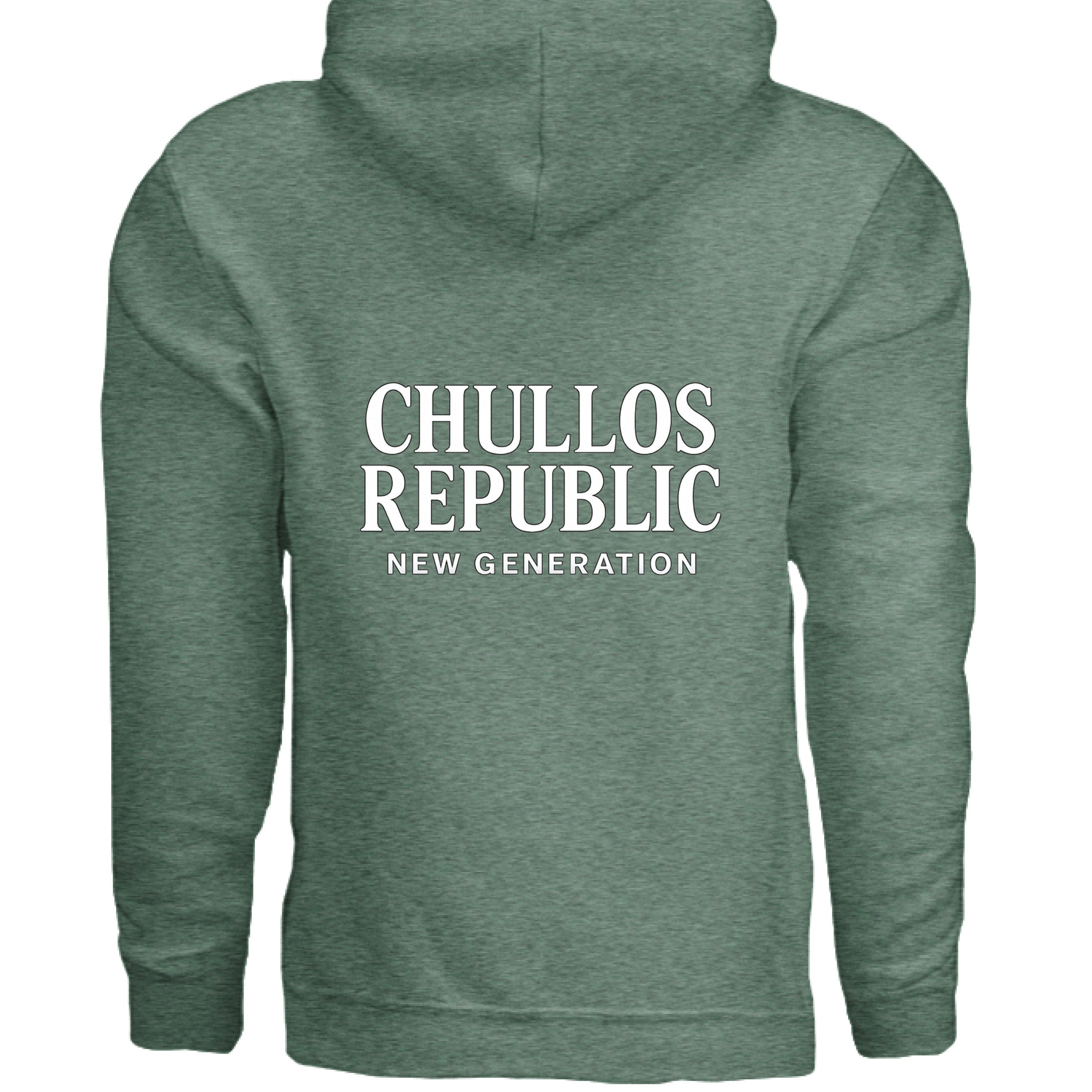 Heather Sport Dark Green - BACK