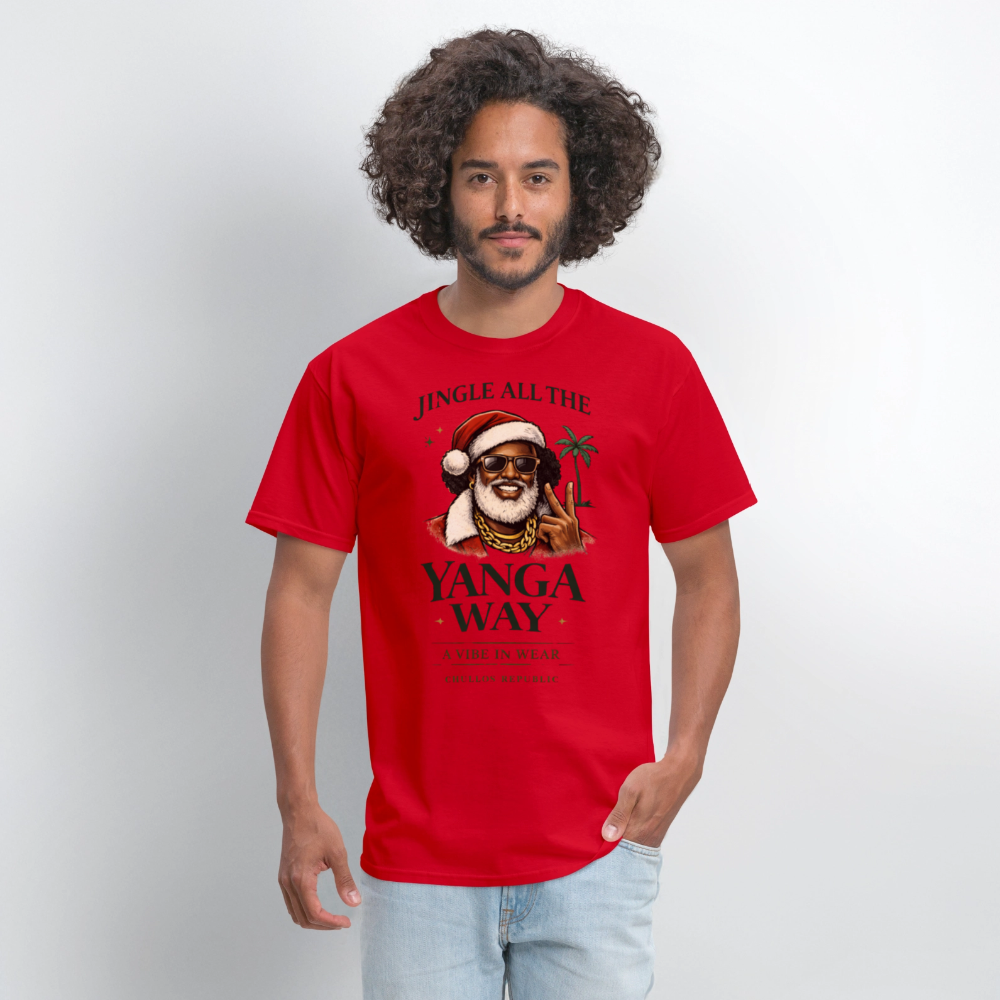 Christmas Yanga way | Men's T-Shirt - red