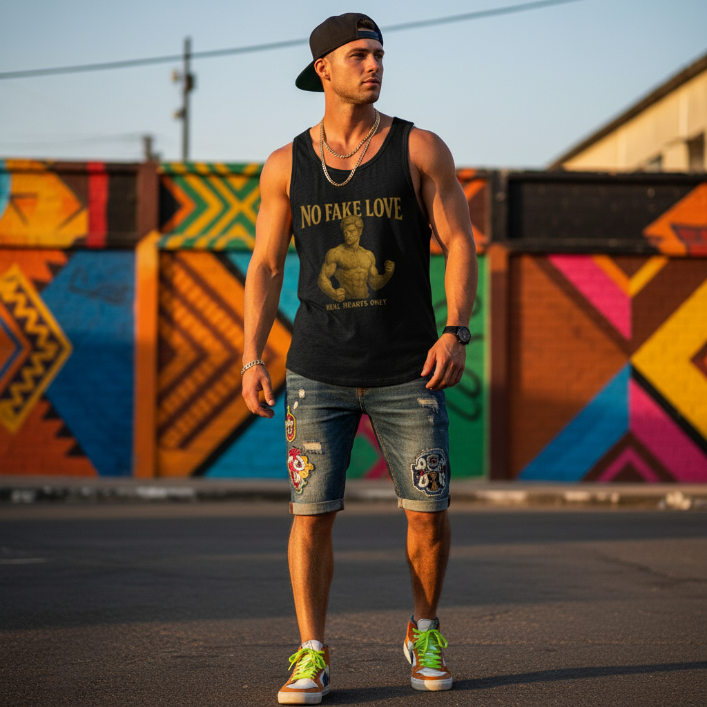 No Fake Love Men's Tank – Lagos Streetwear