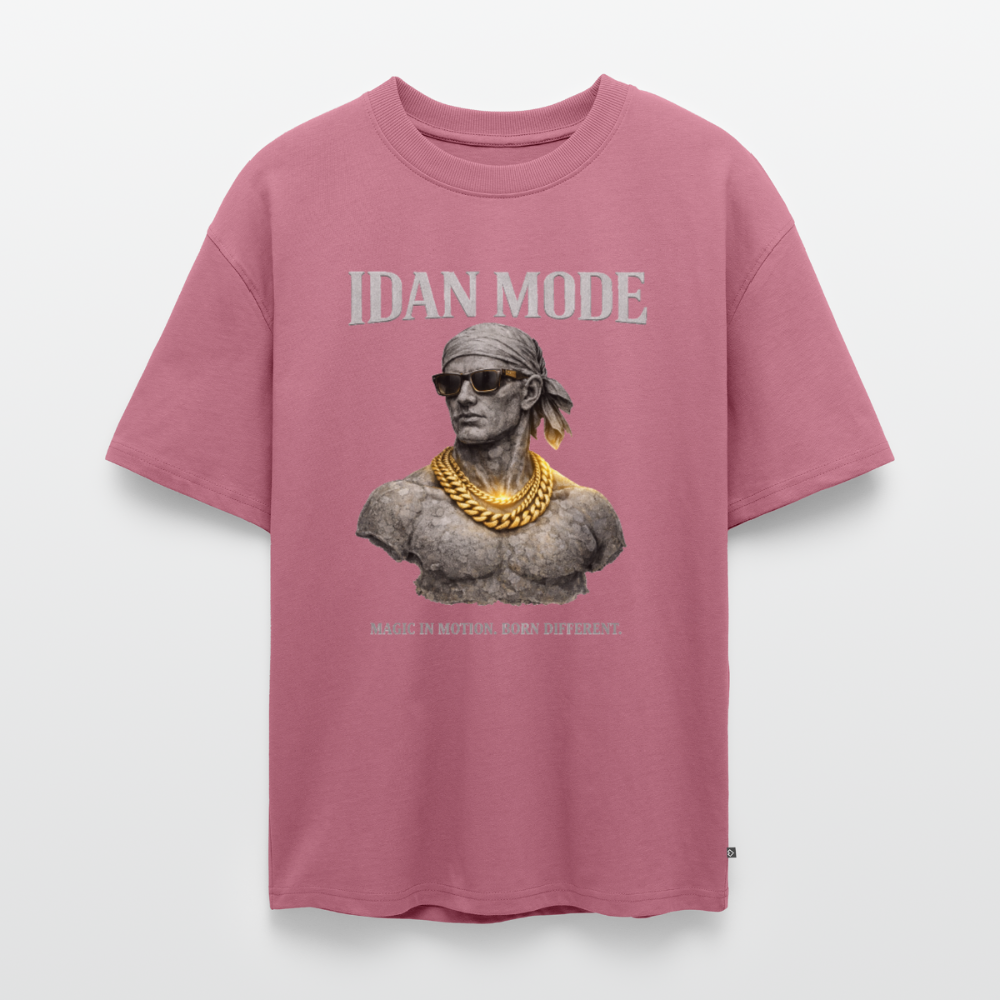 IDAN Mode - Unisex Oversized Organic T-Shirt | Lagos Streetwear - mauve