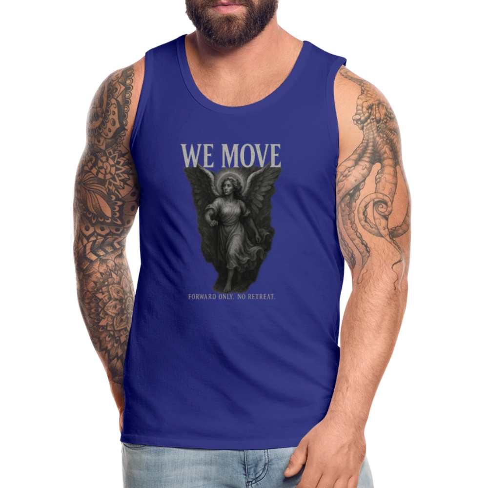 CR - Men's Premium Tank Top - WE MOVE | Forward Only. No Retreat shop the vibe at chullosrepublic.com