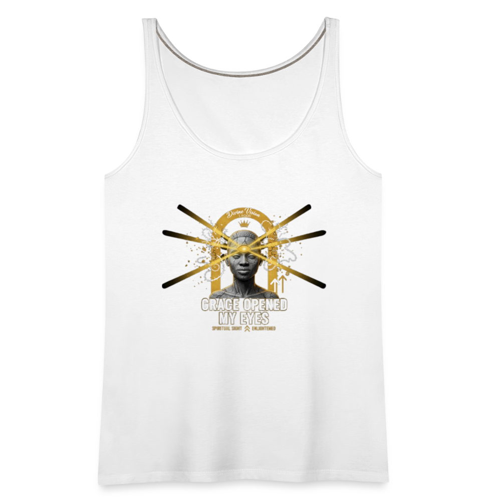 CR - Women's Premium Tank Top - Grace Opened My Eyes shop the vibe at chullosrepublic.com