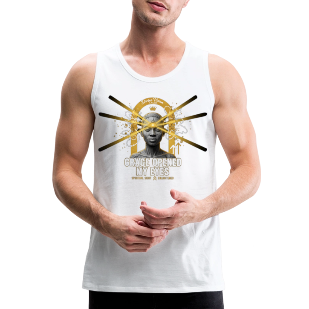 CR - Men's Premium Tank Top - Grace Opened My Eyes shop the vibe at chullosrepublic.com
