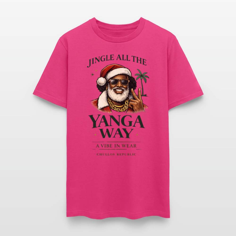 Christmas Yanga way | Men's T-Shirt - fuchsia