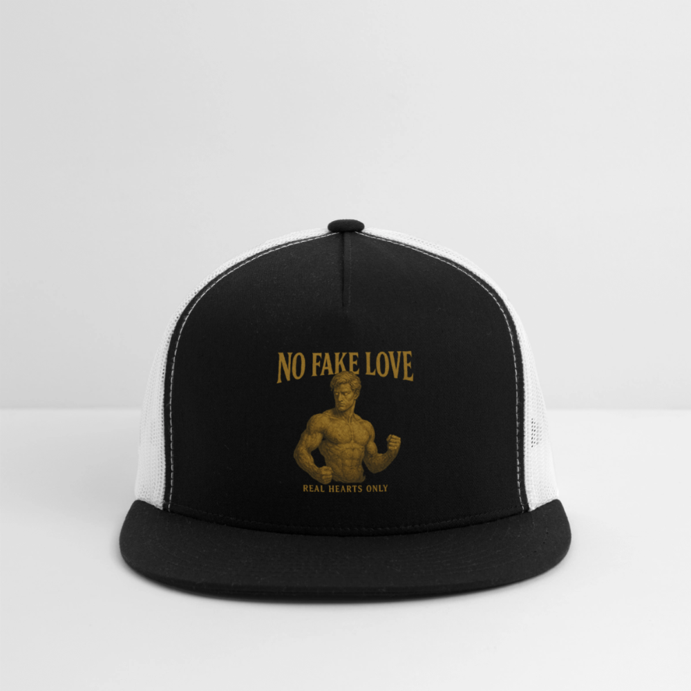 CR - No Fake Love - Real Hearts Only | Trucker Hat shop the vibe at chullosrepublic.com