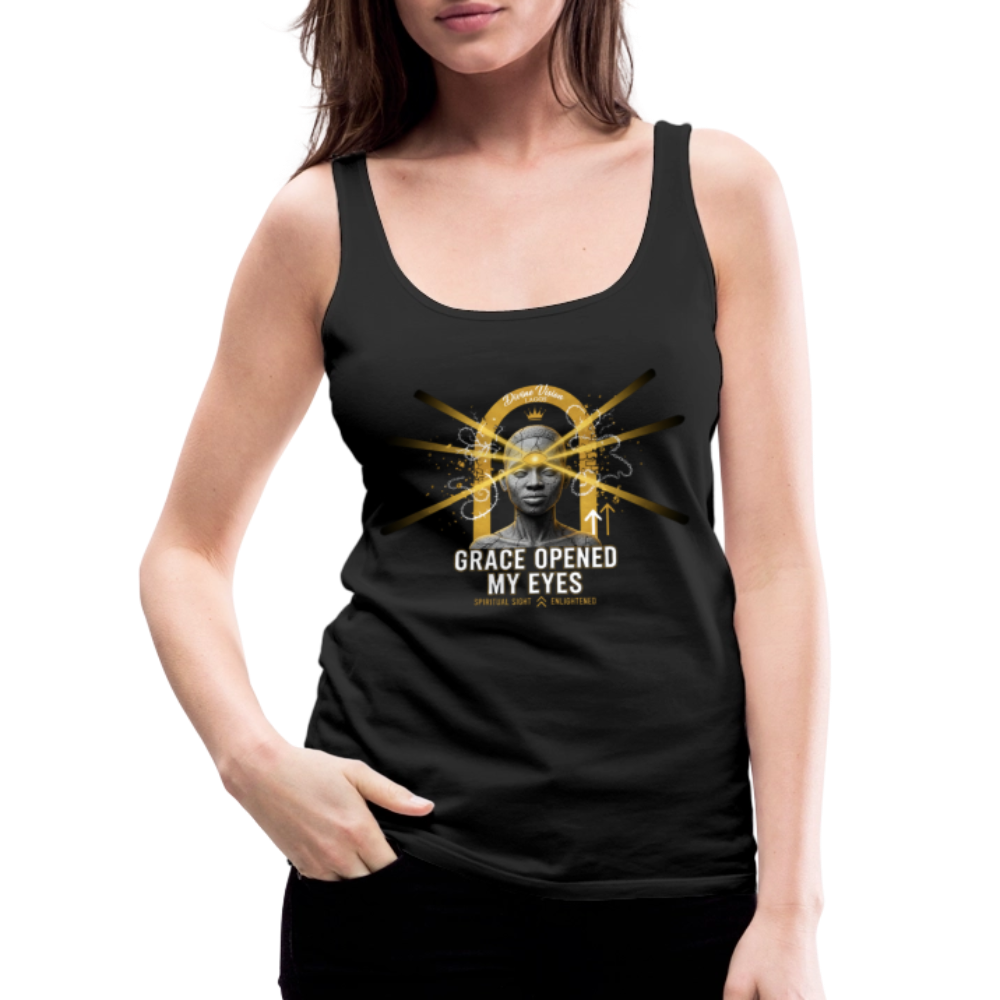 CR - Women's Premium Tank Top - Grace Opened My Eyes shop the vibe at chullosrepublic.com
