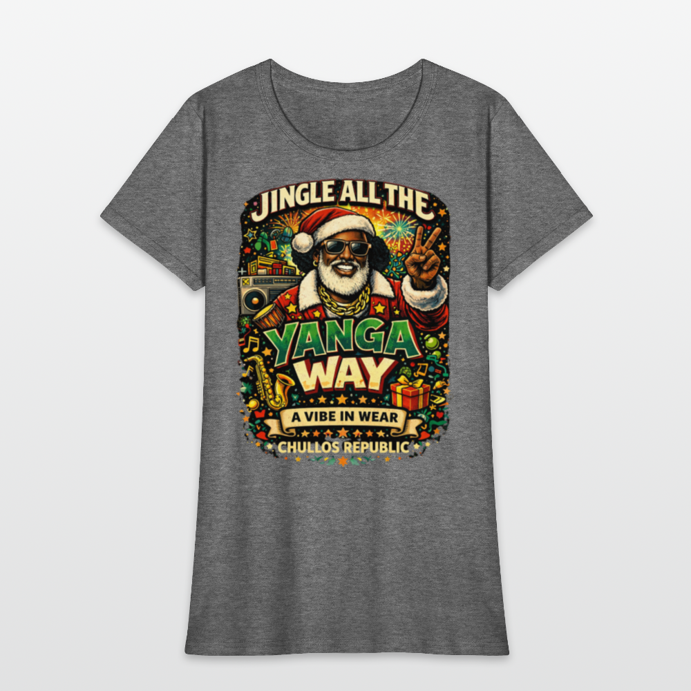Jingle All The Yanga Way | Women's T-Shirt - graphite heather