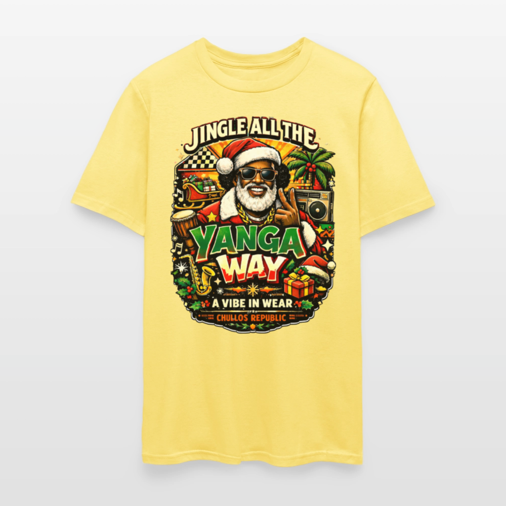 Christmas Yanga | Men's T-Shirt - cornsilk