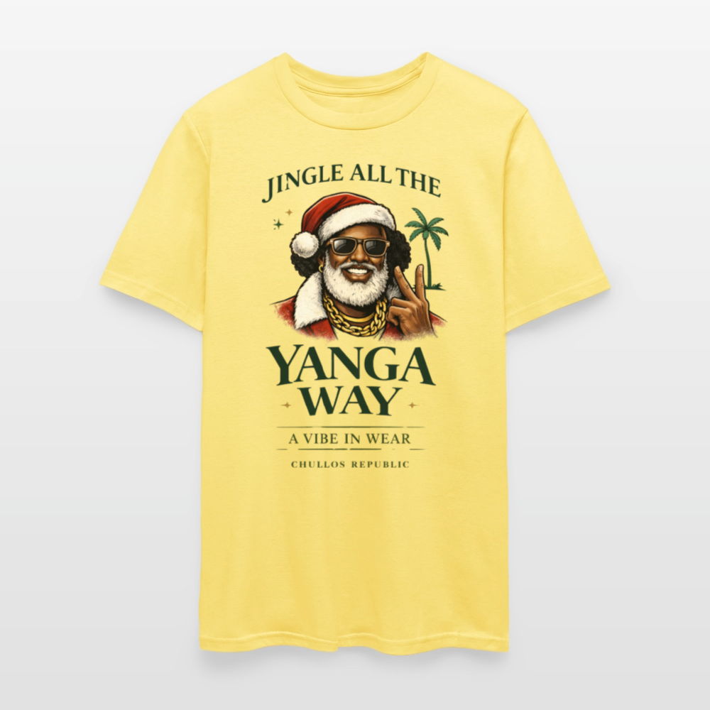 Christmas Yanga way | Men's T-Shirt - cornsilk