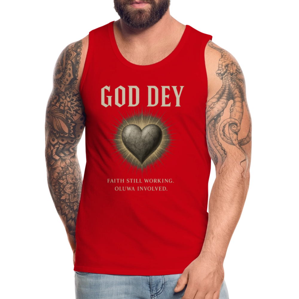 CR - Men's Premium Tank Top - God Dey | Active Faith shop the vibe at chullosrepublic.com