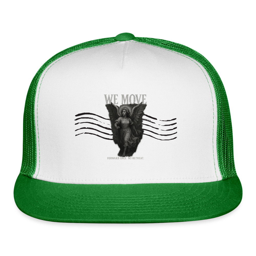 CR - We Move - Forward Only Female Angel | Trucker Hat shop the vibe at chullosrepublic.com