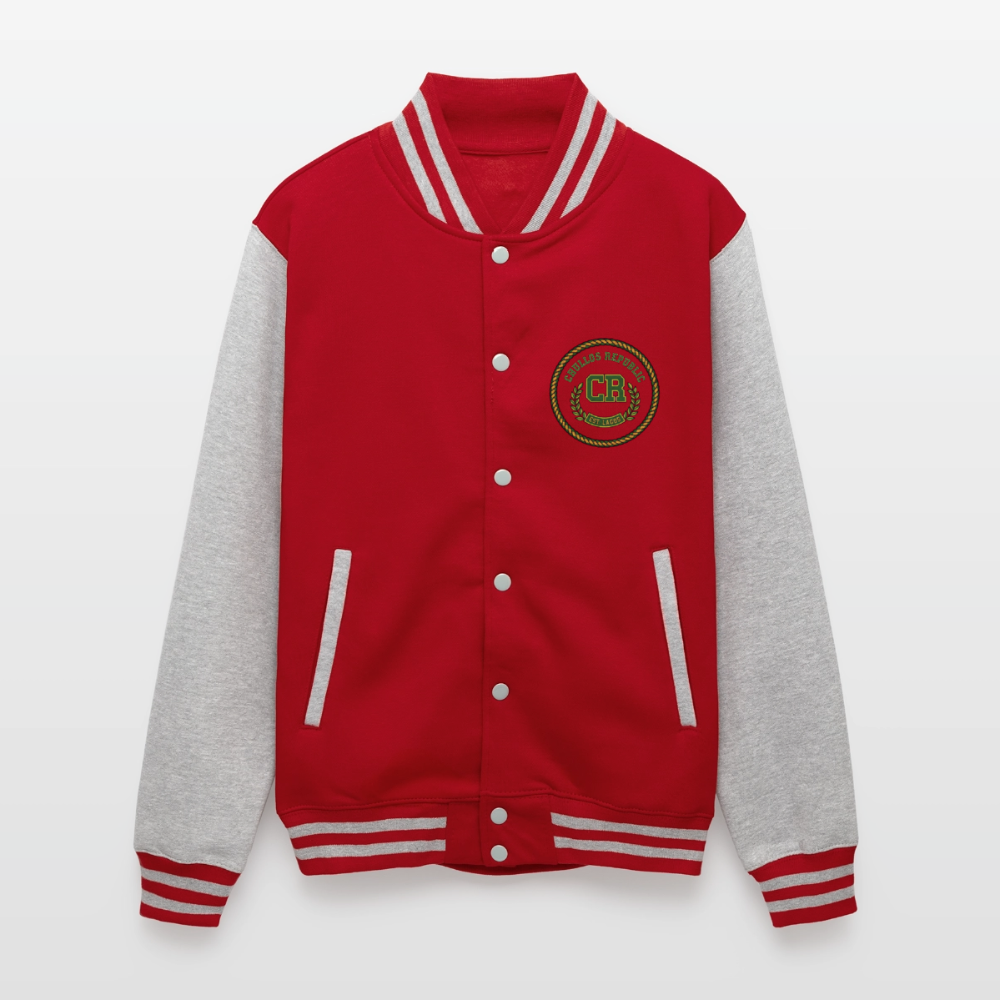 Chullos Republic - Unisex College Signature Jacket - red/heather grey