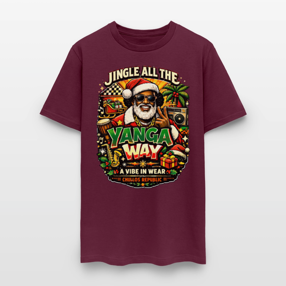 Christmas Yanga | Men's T-Shirt - burgundy