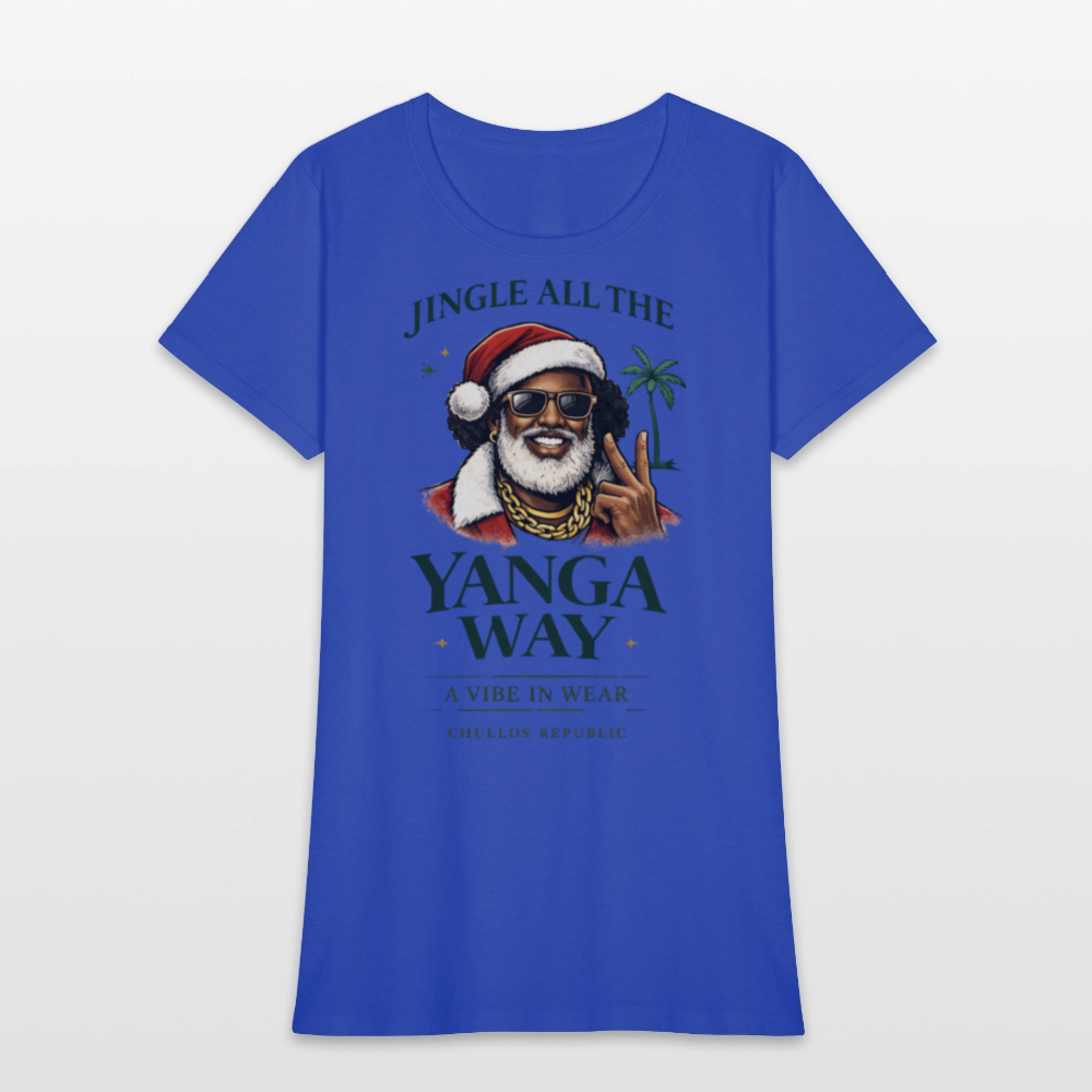 Christmas Yanga Way - Women's T-Shirt - royal blue