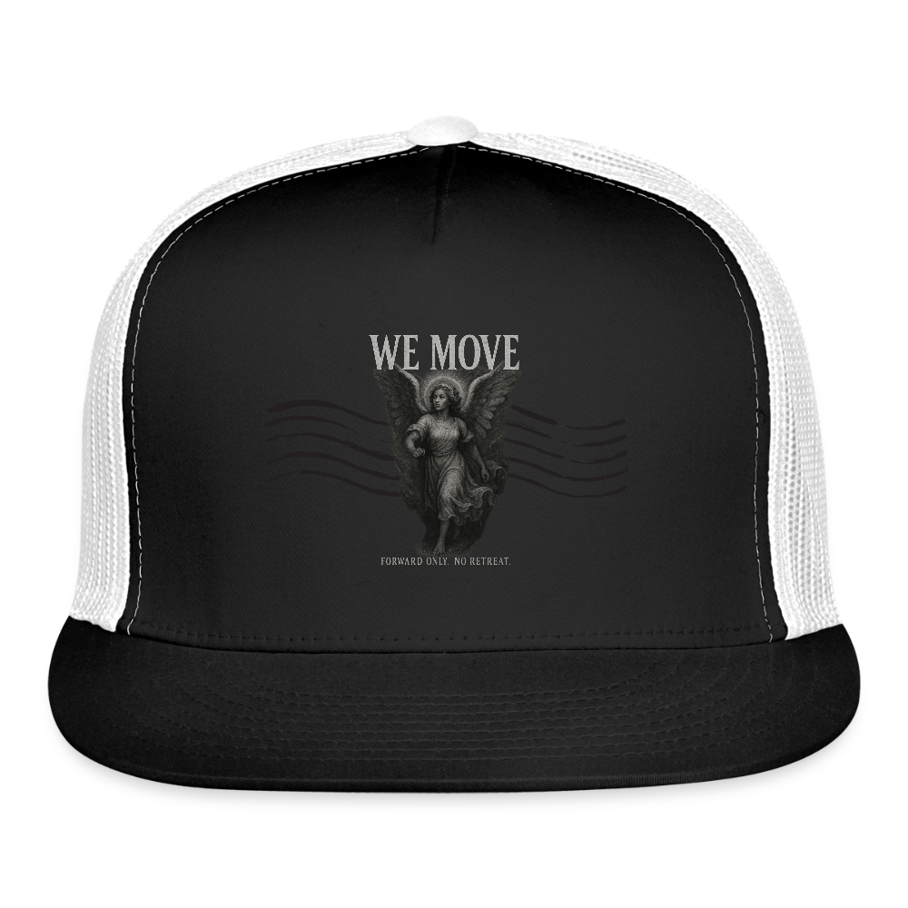 CR - We Move - Forward Only Female Angel | Trucker Hat shop the vibe at chullosrepublic.com