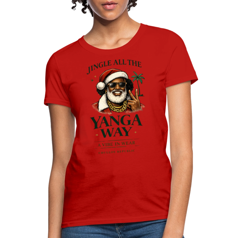 Christmas Yanga Way - Women's T-Shirt - red