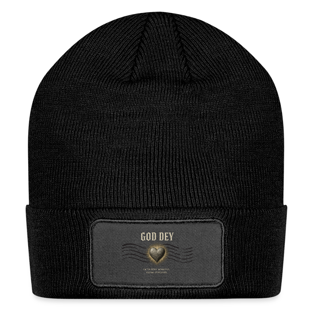 CR - God Dey - Active Faith | Patch Beanie shop the vibe at chullosrepublic.com