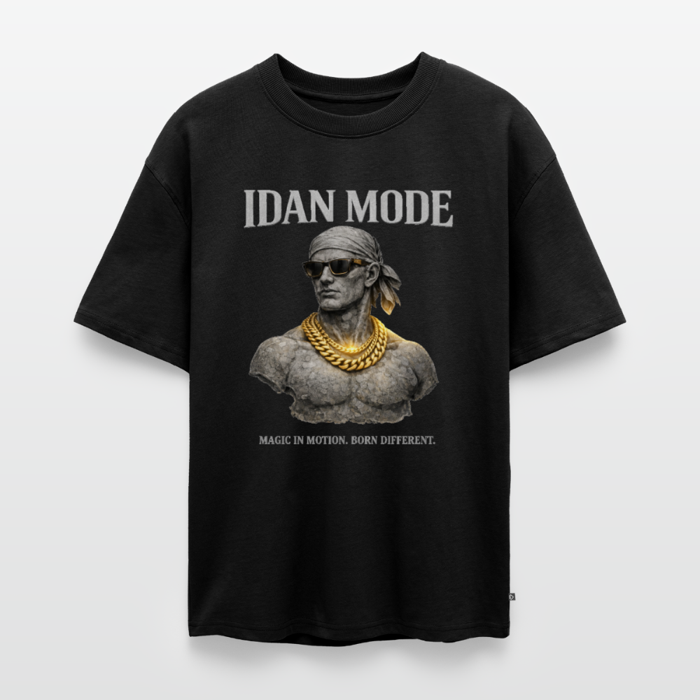 IDAN Mode - Unisex Oversized Organic T-Shirt | Lagos Streetwear - black