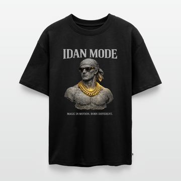 IDAN Mode - Unisex Oversized Organic T-Shirt | Lagos Streetwear - black