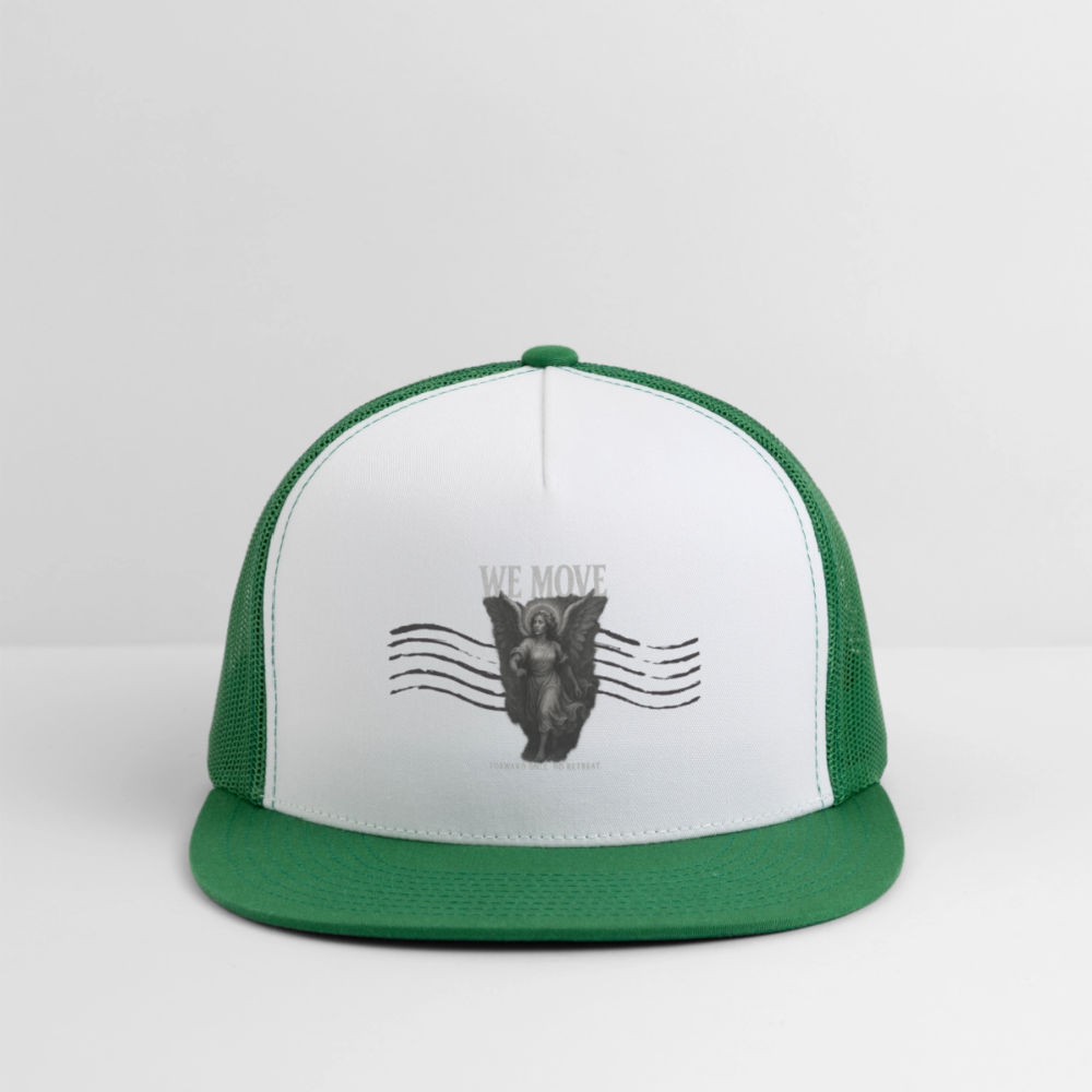 CR - We Move - Forward Only Female Angel | Trucker Hat shop the vibe at chullosrepublic.com