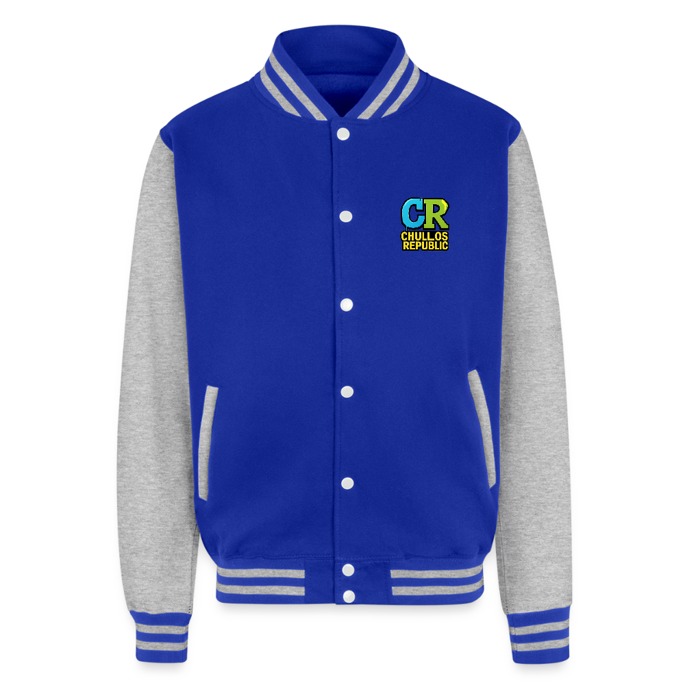 Jingle All The Yanga Way | Unisex College Sweat Jacket - royal/heather grey