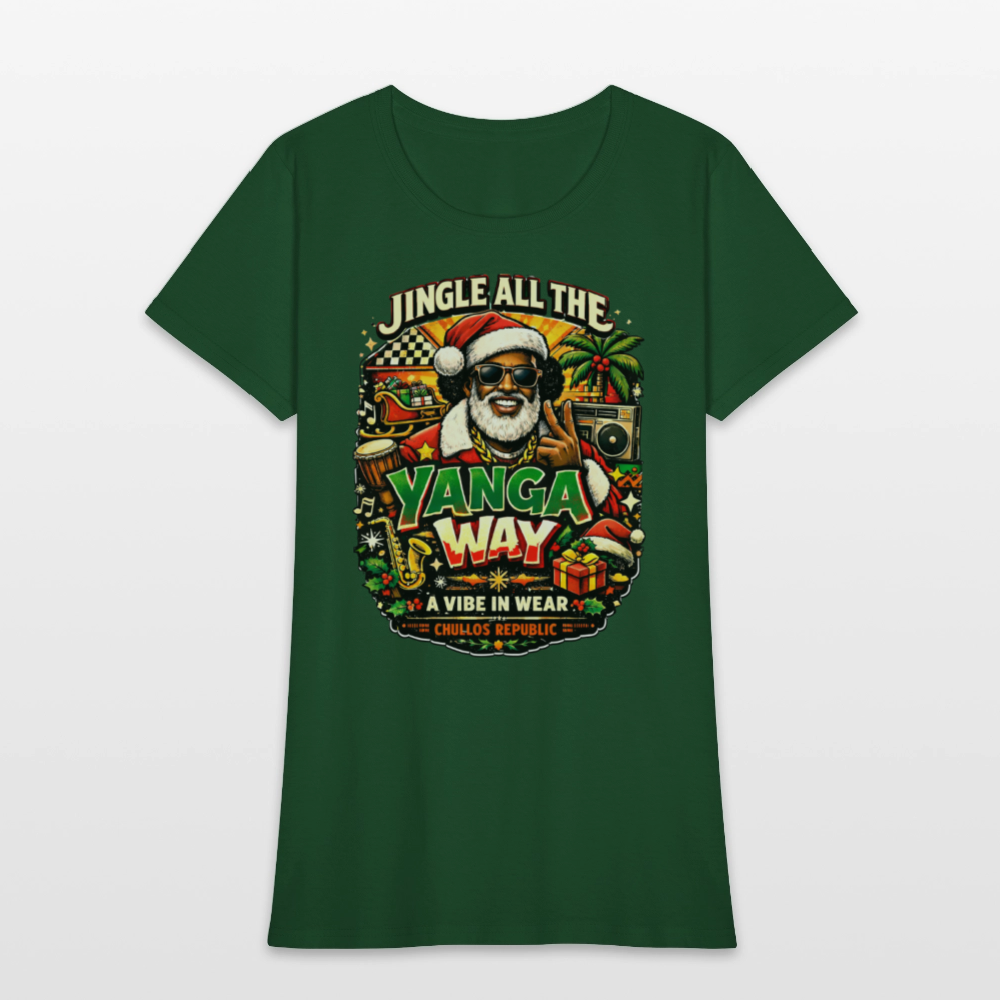 Christmas Yanga | Women's T-Shirt - forest green
