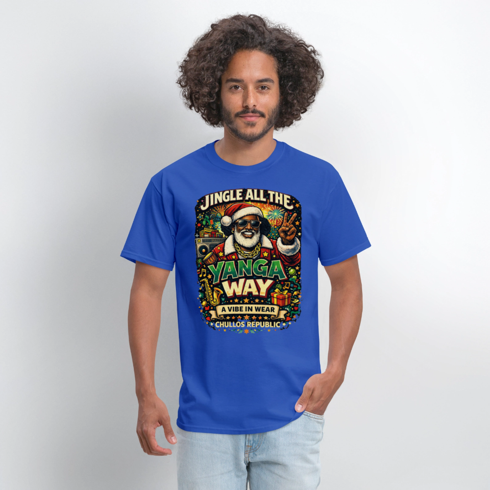 Jingle All The Yanga Way | Men's T-Shirt - royal blue