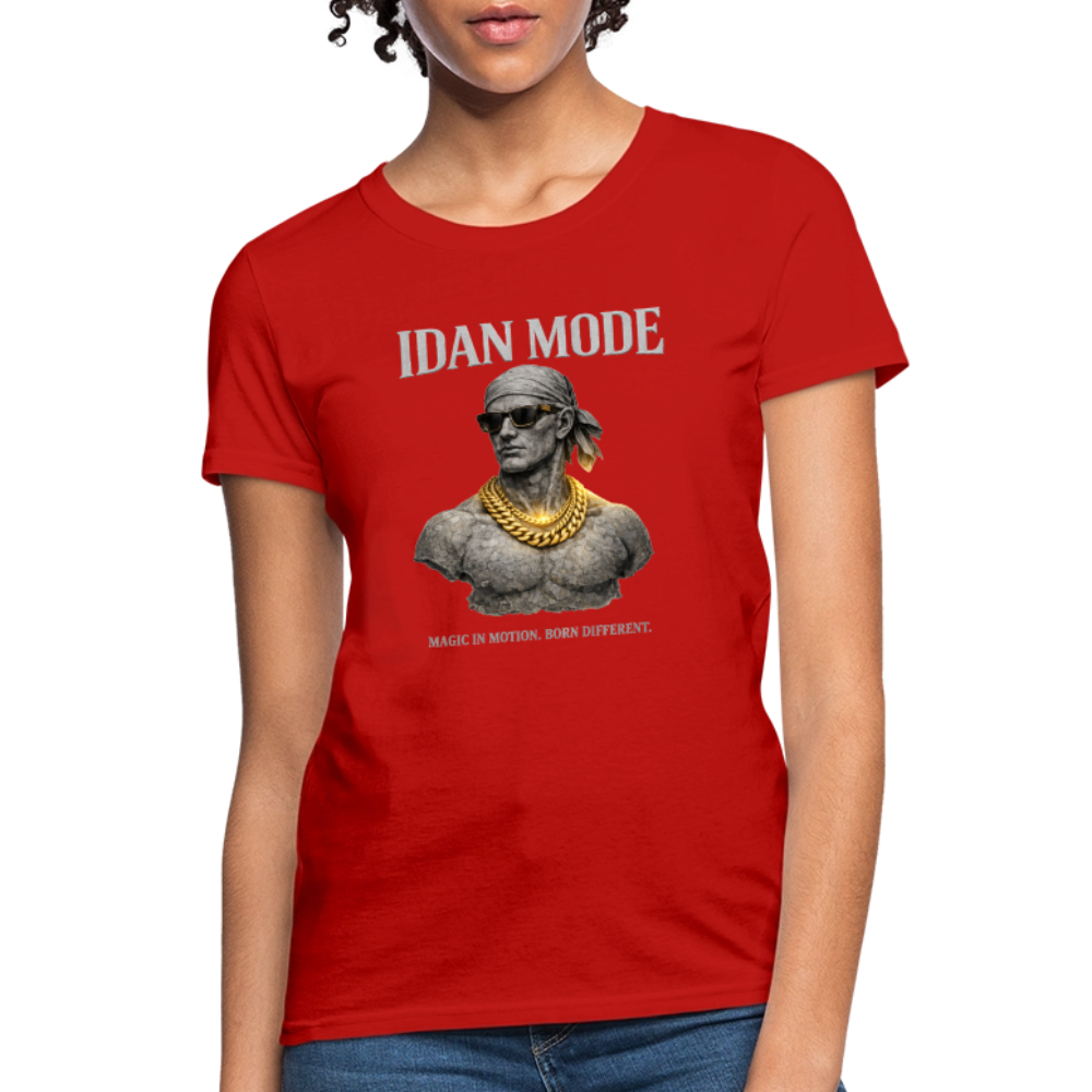 IDAN Mode - Women's T-Shirt | Lagos Streetwear - red
