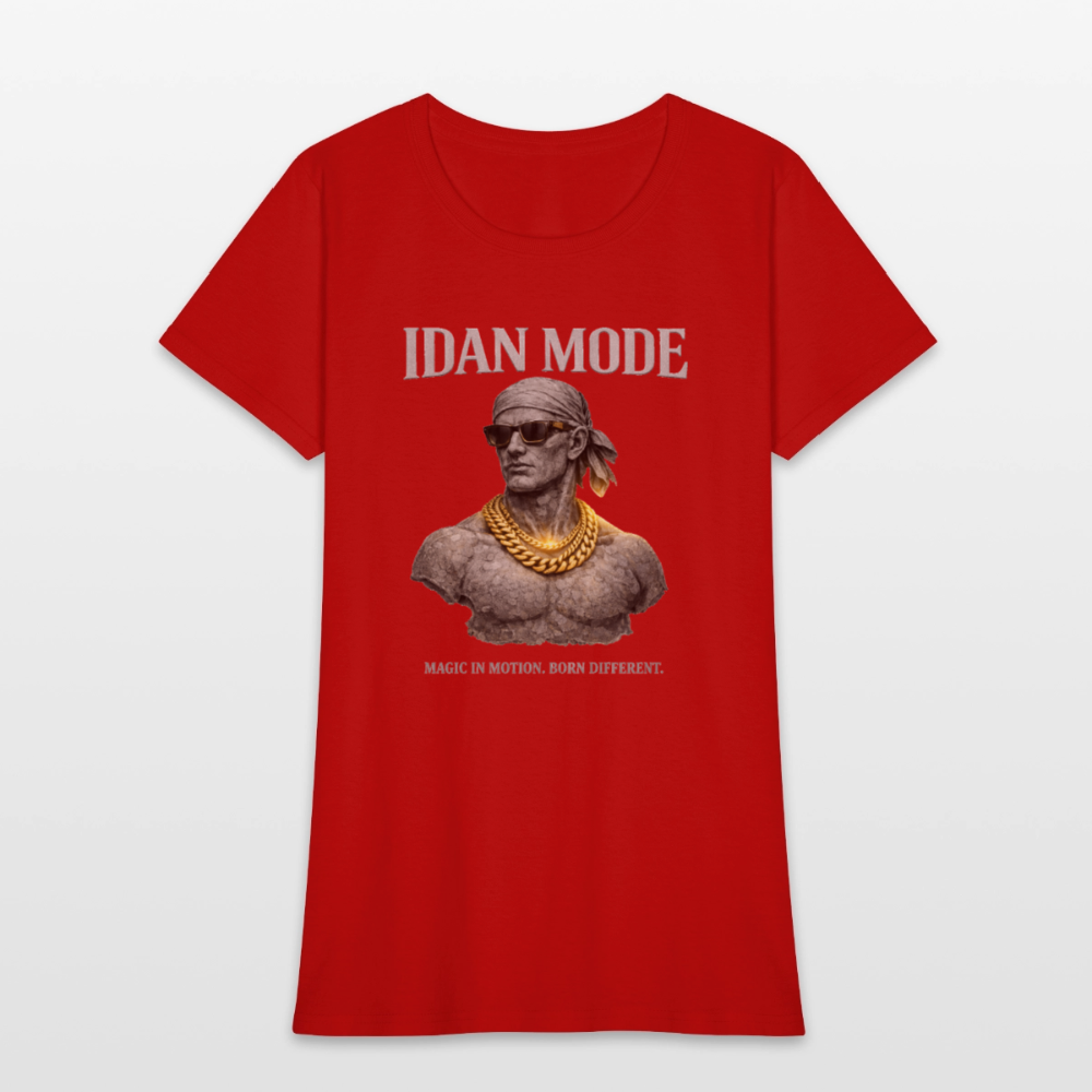 IDAN Mode - Women's T-Shirt | Lagos Streetwear - red