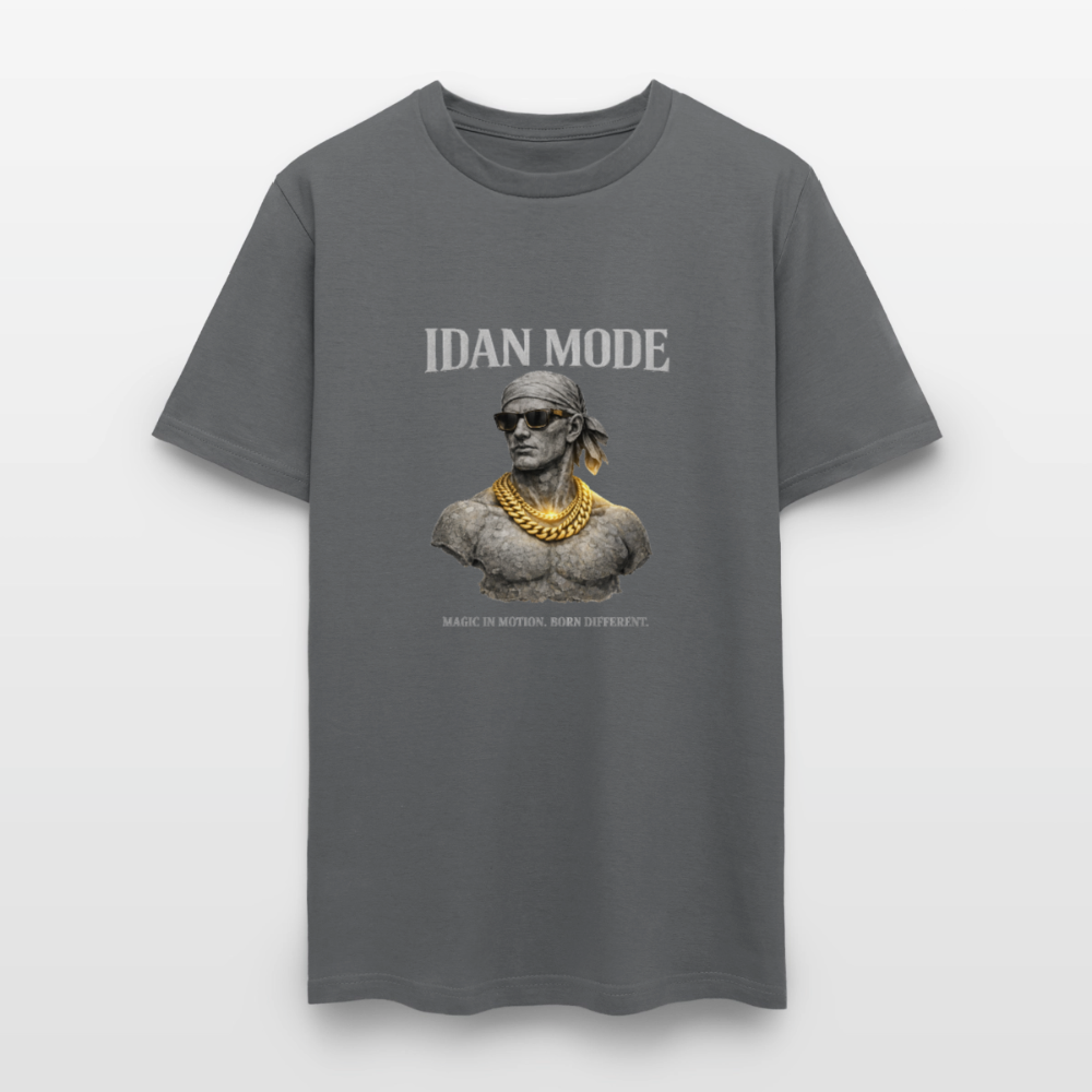 IDAN MODE - Men's T-Shirt | Lagos Streetwear - charcoal