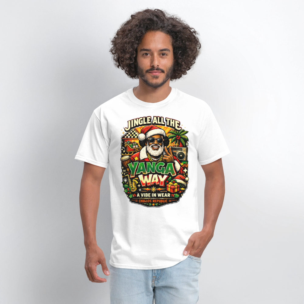 Christmas Yanga | Men's T-Shirt - white