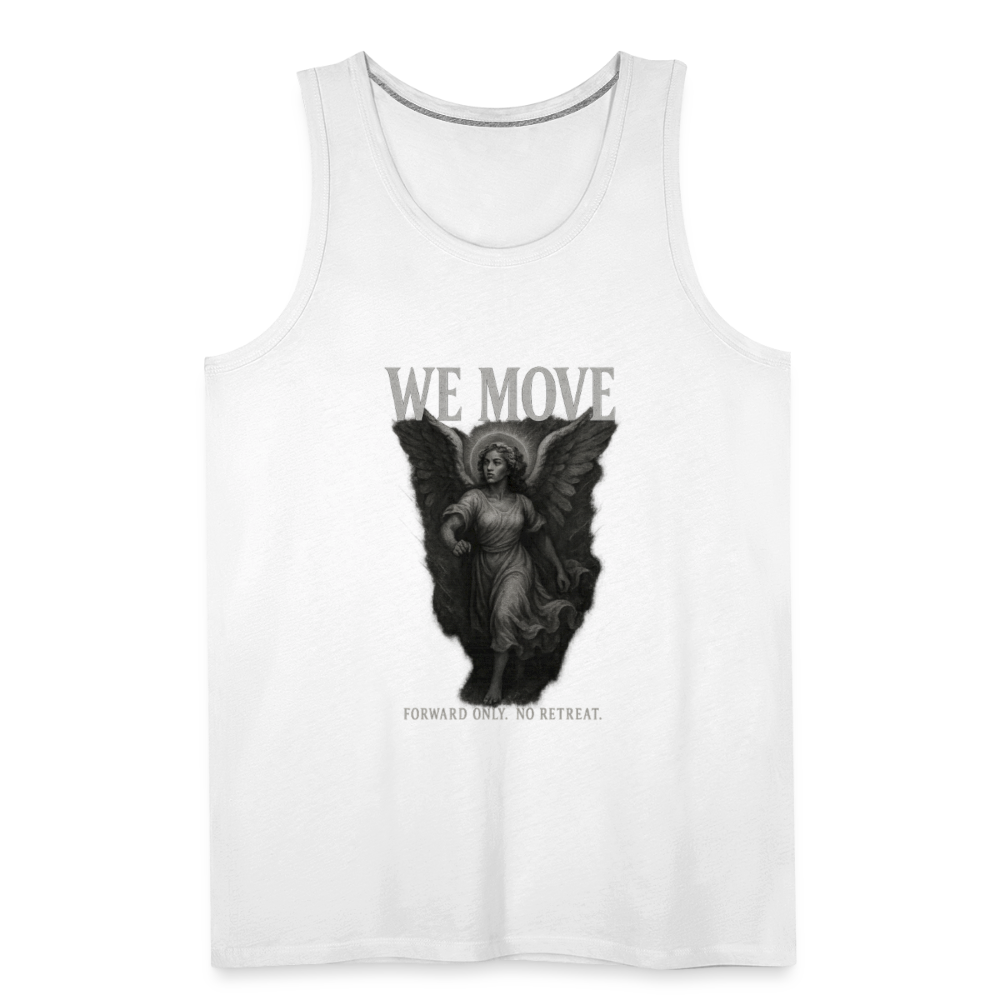 CR - Men's Premium Tank Top - WE MOVE | Forward Only. No Retreat shop the vibe at chullosrepublic.com