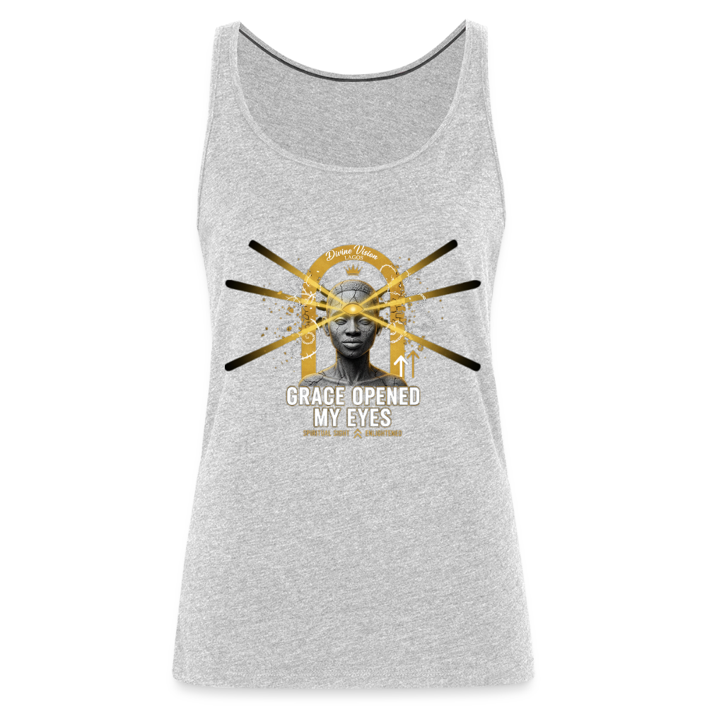 CR - Women's Premium Tank Top - Grace Opened My Eyes shop the vibe at chullosrepublic.com
