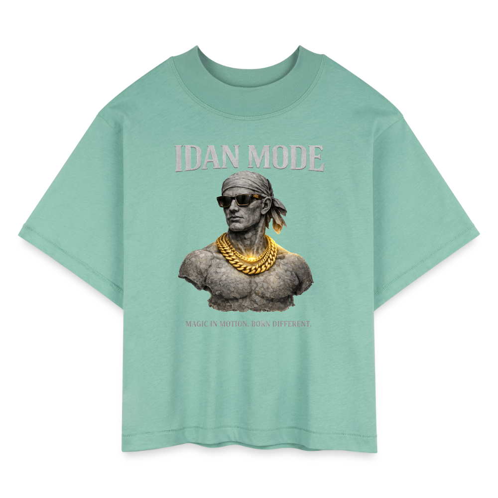 IDAN MODE | Women's Boxy Tee - saltwater