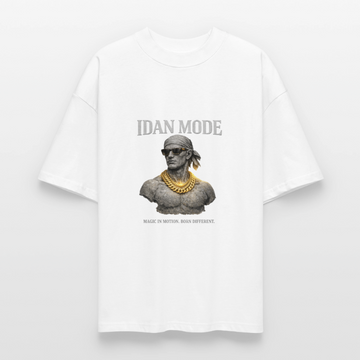 IDAN MODE BRUTALIST MOCK-NECK TEE // FC - white