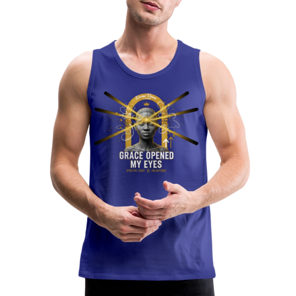 CR - Men's Premium Tank Top - Grace Opened My Eyes shop the vibe at chullosrepublic.com