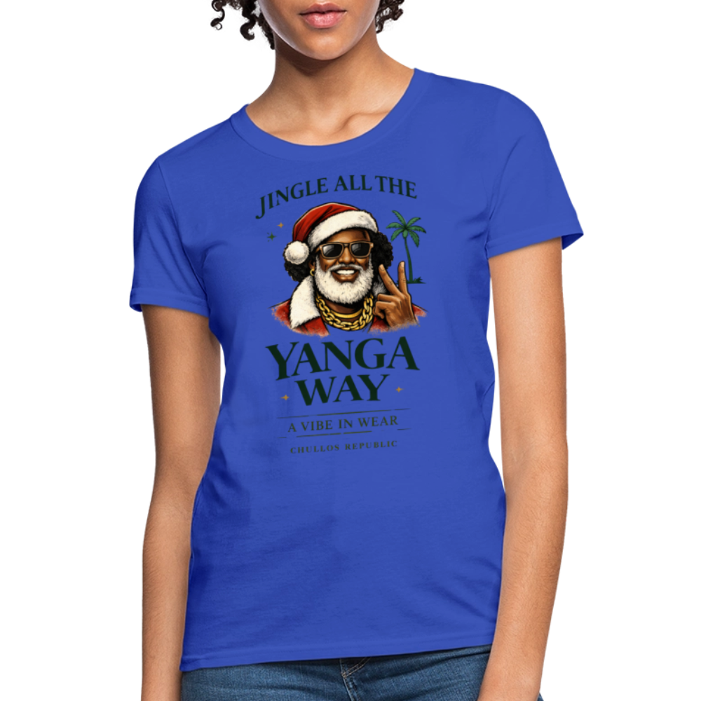 Christmas Yanga Way - Women's T-Shirt - royal blue