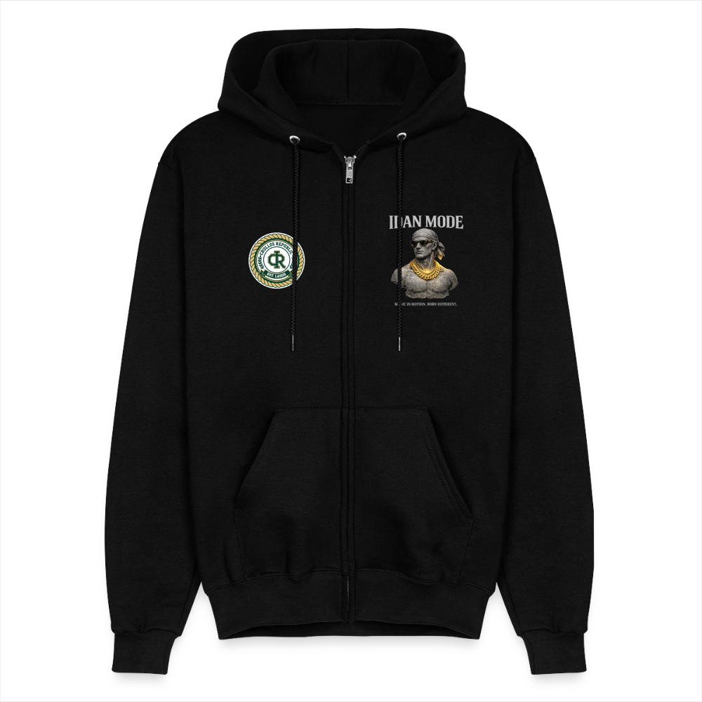 IDAN MODE — The Idan Zip Hoodie - black