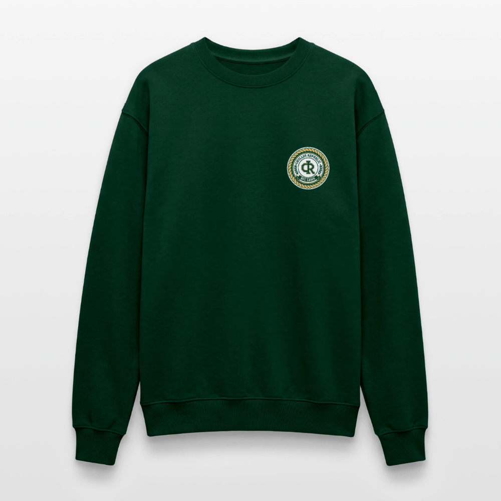 IDAN MODE — The CR Seal Crewneck - forest green