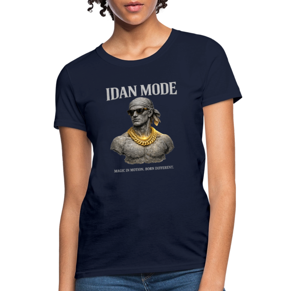IDAN Mode - Women's T-Shirt | Lagos Streetwear - navy