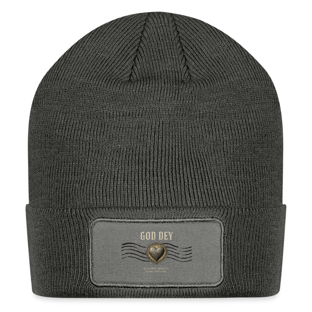CR - God Dey - Active Faith | Patch Beanie shop the vibe at chullosrepublic.com