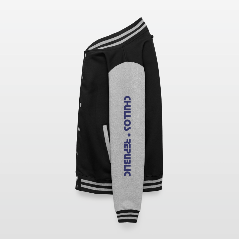 Chullos Republic - Unisex College Signature Jacket - black/heather grey