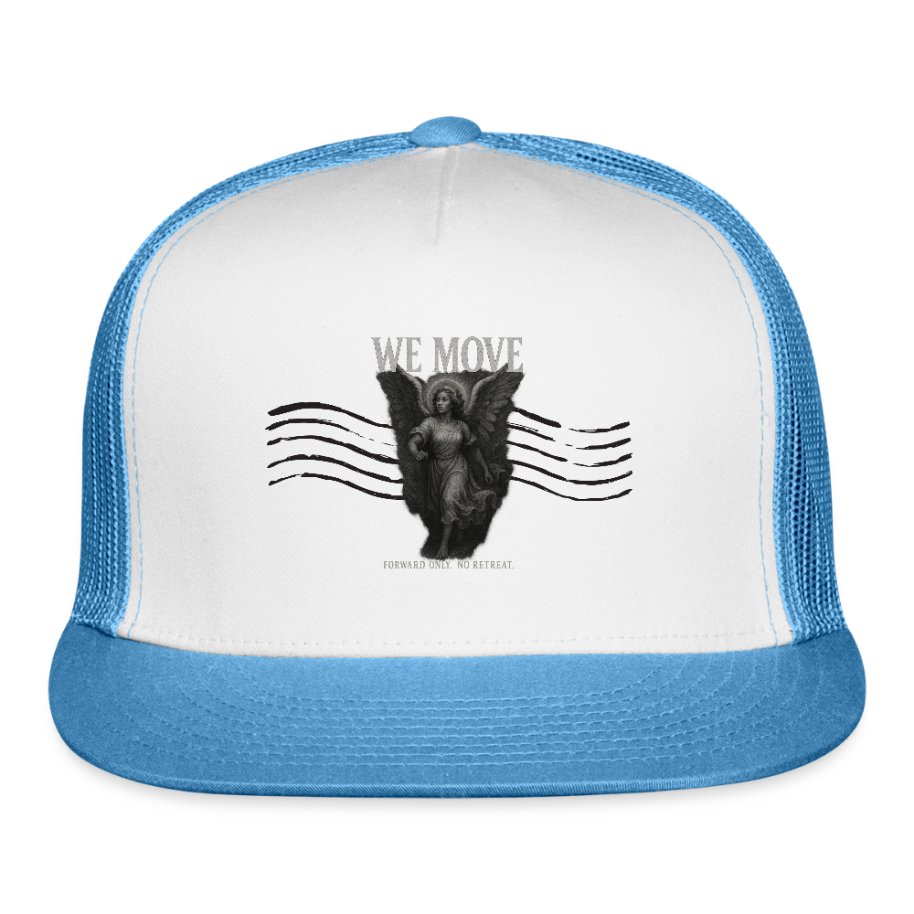 CR - We Move - Forward Only Female Angel | Trucker Hat shop the vibe at chullosrepublic.com