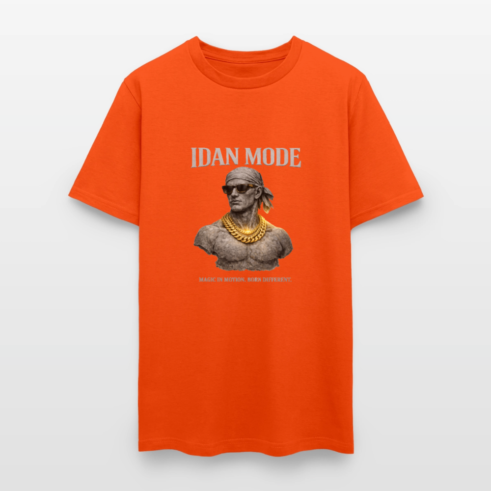 IDAN MODE - Men's T-Shirt | Lagos Streetwear - orange
