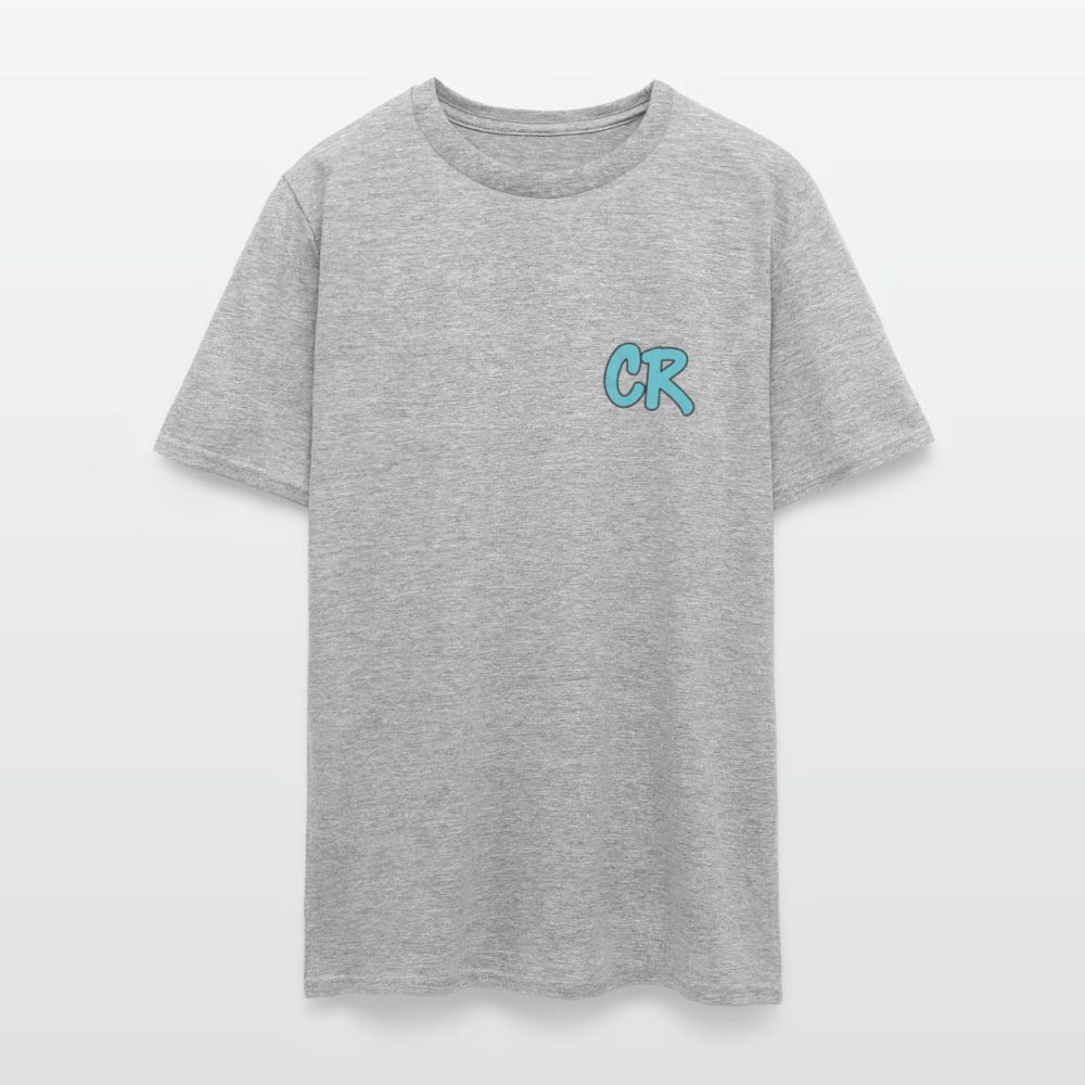 Men's IM ACTIVE T-Shirt | Front & Back - heather gray