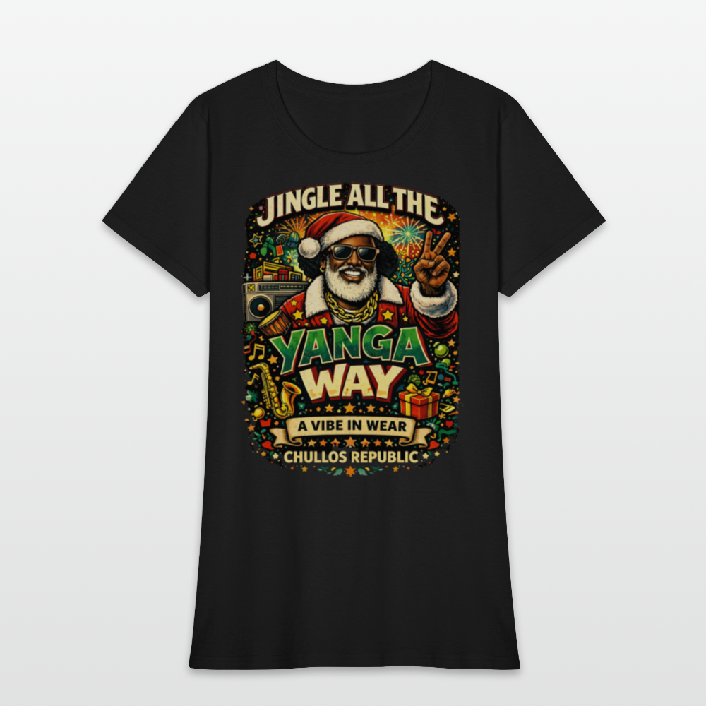 Jingle All The Yanga Way | Women's T-Shirt - black