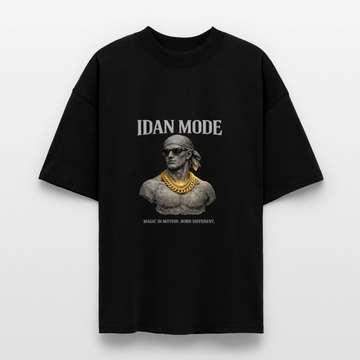 IDAN MODE BRUTALIST MOCK-NECK TEE // FC - black